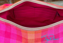 Load image into Gallery viewer, The Krystal Convertible Handbag in AG Pink Plaid
