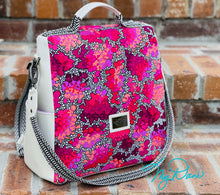 Load image into Gallery viewer, The Guardian Anti-Theft Backpack In Geo Hot pink
