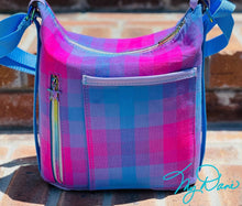 Load image into Gallery viewer, The Krystal Convertible Handbag in AG Purple Plaid
