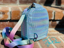 Load image into Gallery viewer, The Mavpack Sling Bag in Iridescent Light Blue
