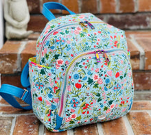 Load image into Gallery viewer, The Everyday Backpack in Light Blue Floral
